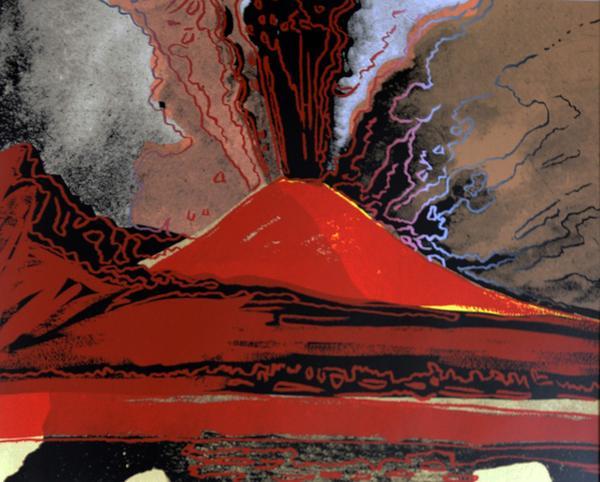 Andy Warhol Vesuvius 1985 Silkscreen,