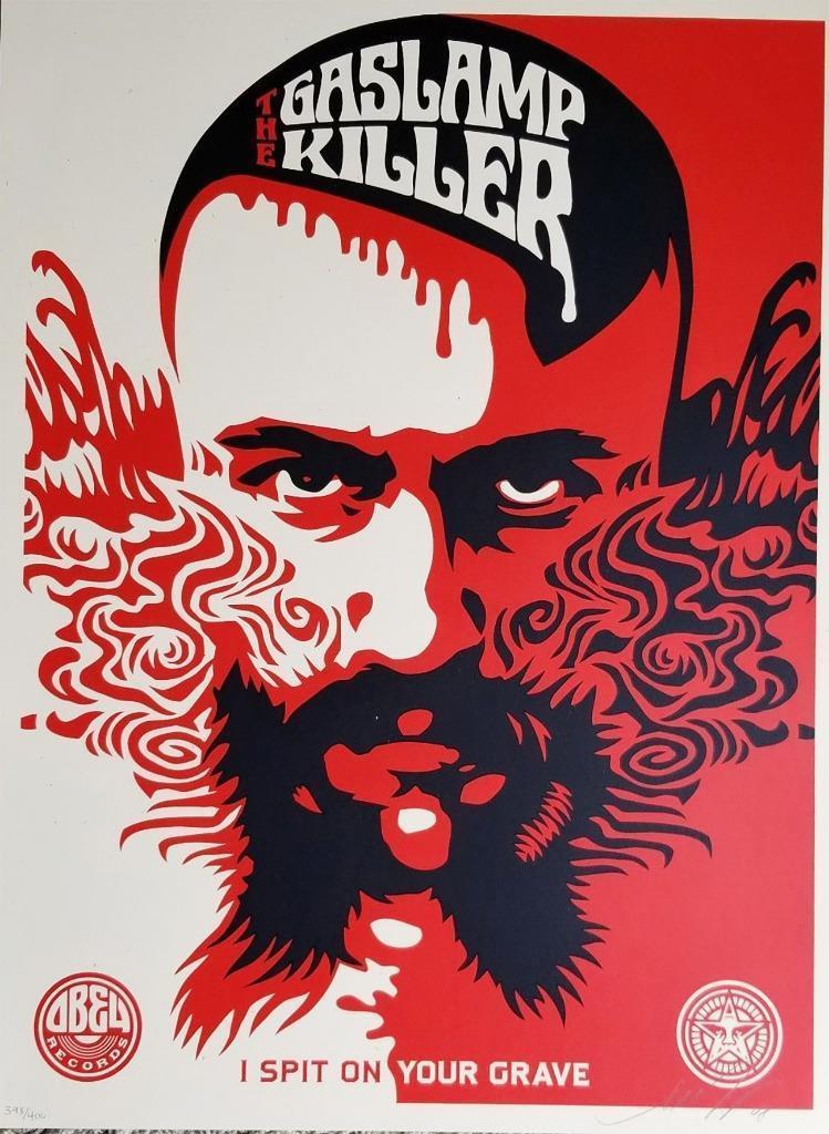 Shepard Fairey, GASLAMP KILLER 2008, Serigraph/Screen, hand signed/No. ed. 400