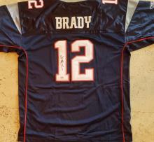 Tom Brady Autograph Jersey Mounted Memories