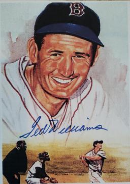 memorabilia " Ted Williams Autographed photo