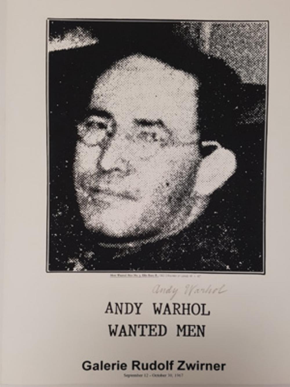 Andy Warhol wanted men galerie rudolf zwirner,