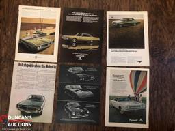 Lot of 31 Magazine Car Ads