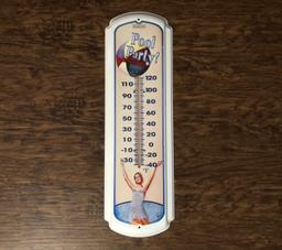 Pool Party Metal Thermometer