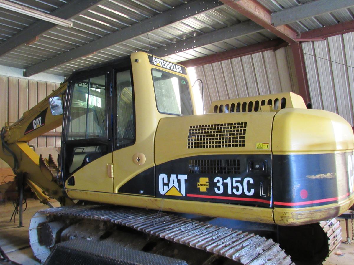 CAT 315 CL excavator w/manual thumb