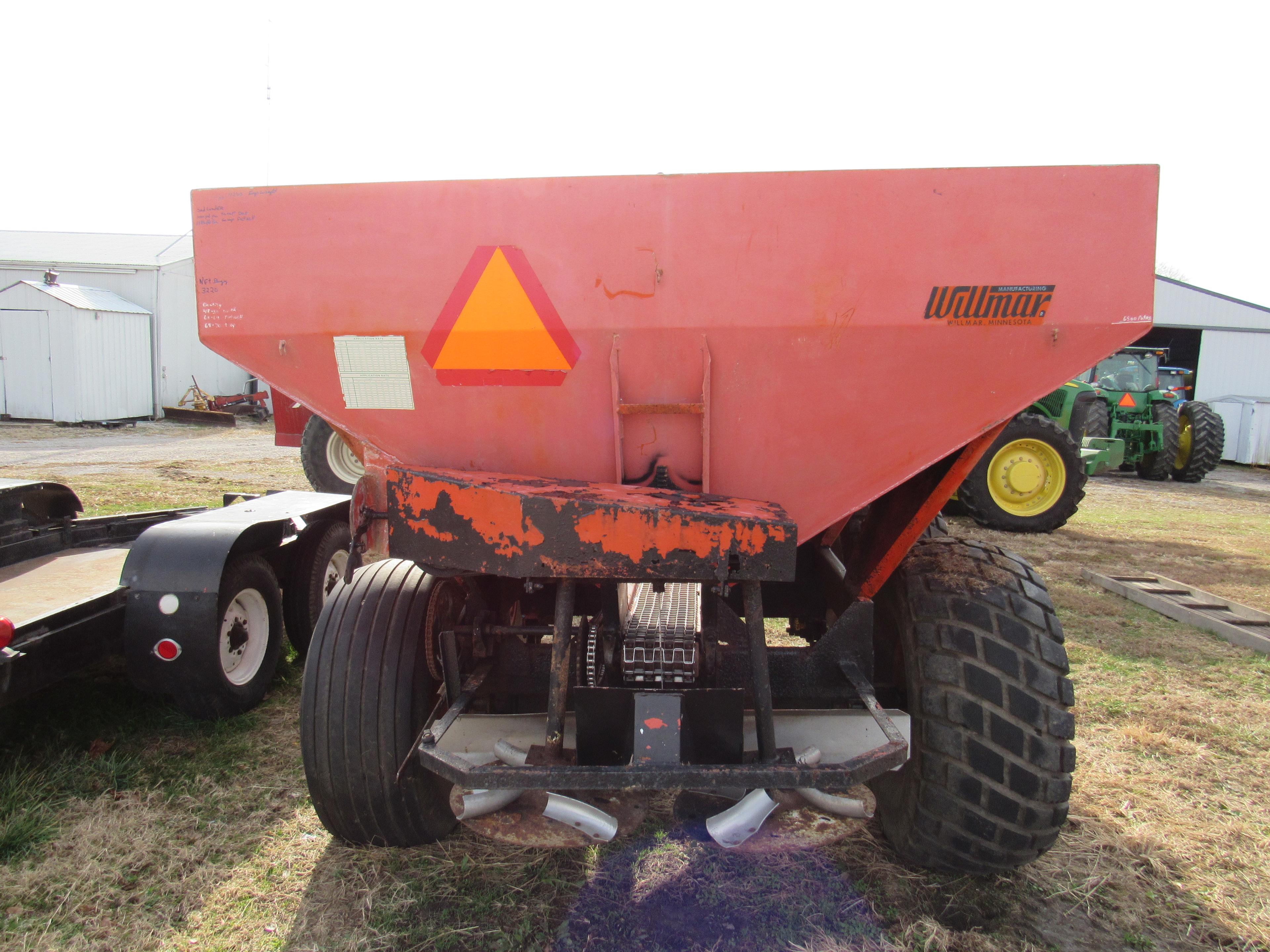 Wilmar fert spreader dual fan 540 pto