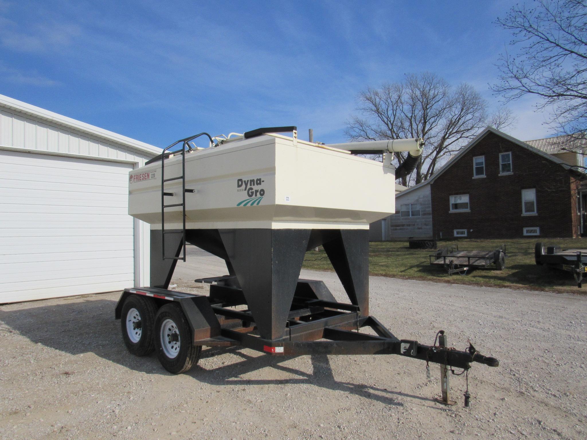 FRIESEN SEED TRAILER 220 W/ HONDA MOTOR