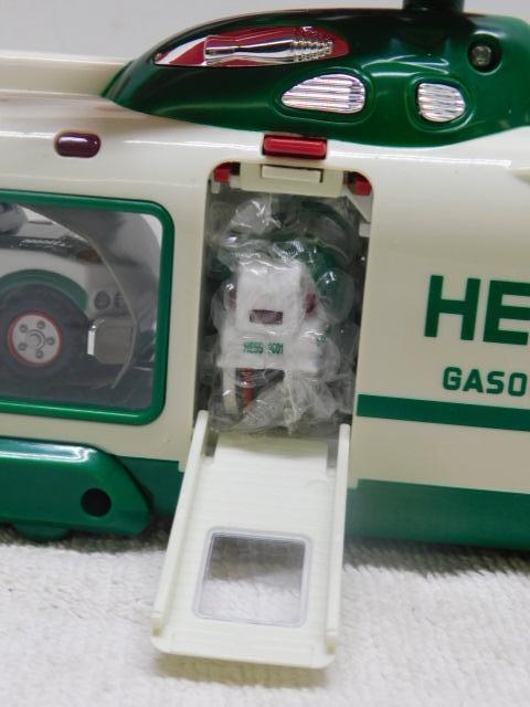2001 Hess Collectible Helicopter With Motorcycle And Cruiser