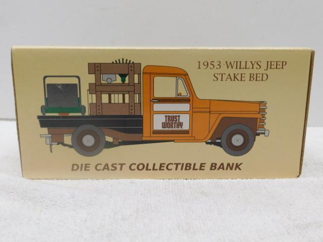 1953 Willys Jeep Stake Bed Collectible Car