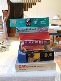 Lot of 7 Puzzles