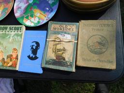 Large Lot of Books, Plates, Pictures, Etc.