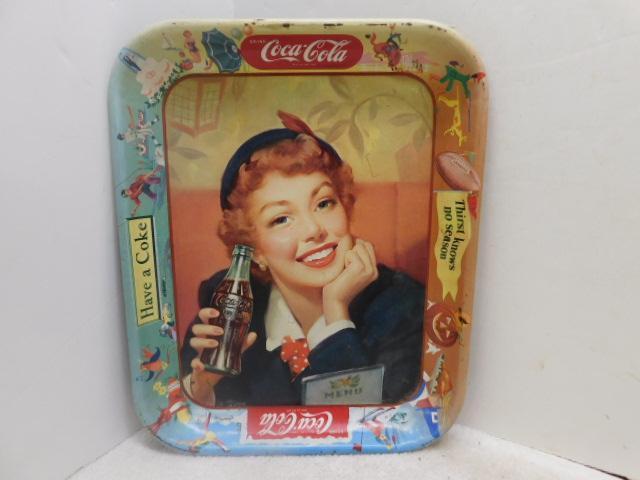 Coke Metal Drink Tray