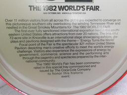 1982 World's Fair Coke Metal Plate