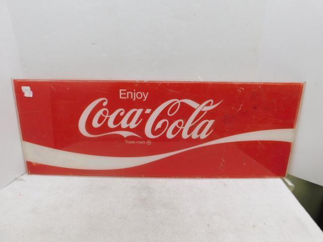 Plastic Coke Sign