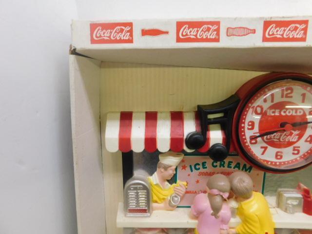 Coca-Cola Clock Ice Cream Parlor