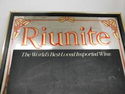 Riunite Wine Mirror with Chalkboard