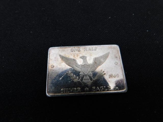 1/2 oz. Silver Eagle Ingot