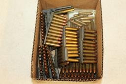 Over 130 Rounds of .30 Cal. Ammo w/Stripper Clips