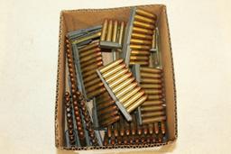 Over 130 Rounds of .30 Cal. Ammo w/Stripper Clips