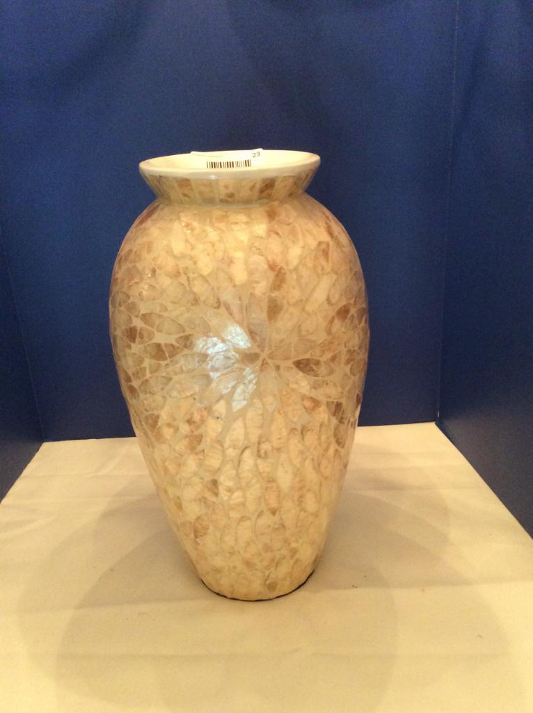 White Floor Vase