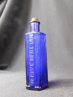 Bottle - Medicine (Cobalt Blue) Not to Be Taken