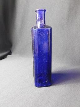 Bottle - Medicine Poison (Cobalt Blue)