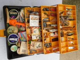 Game Fisher Tackle Box with Lures, Etc.