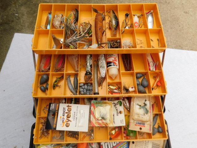 Game Fisher Tackle Box with Lures, Etc.