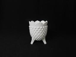 Fenton Hobnail Footed Vase