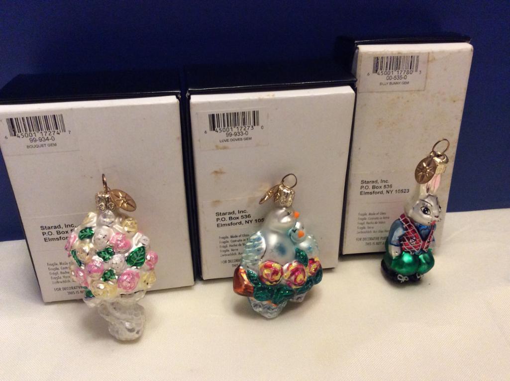 Radko "Little Gems" Ornament Lot