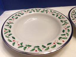 Lenox Holiday Platinum Soup Bowls (2)