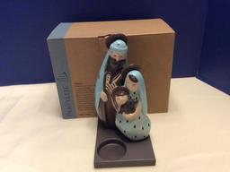 Retired Party Lite "Modern Holy Family" Tealight Holder