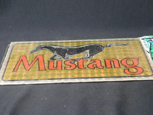 Mustang Car Tag