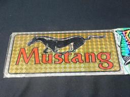 Mustang Car Tag