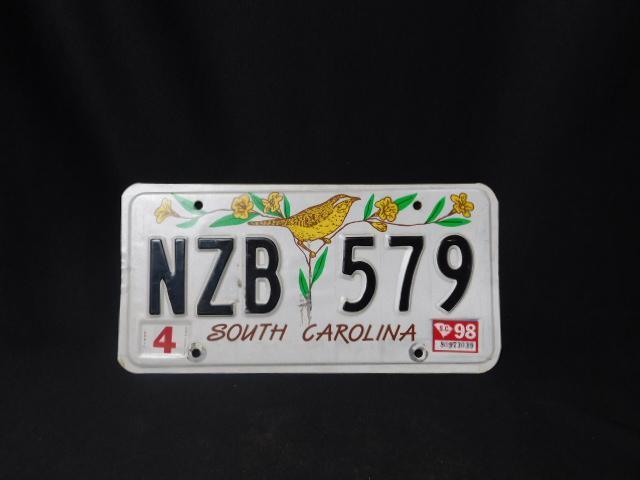 South Carolina Car Tag