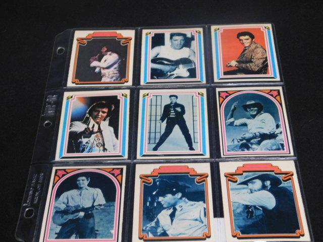 Lot of 9 Elvis Collector Cards