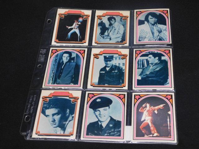 Lot of 9 Elvis Collector Cards