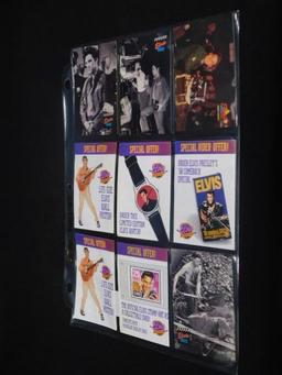 Lot of 9 Elvis Collector Cards "The Elvis Collection"