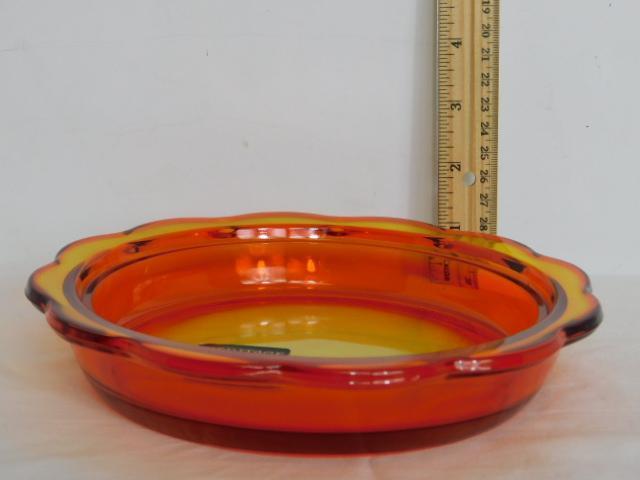 Amberina Glass Bowl