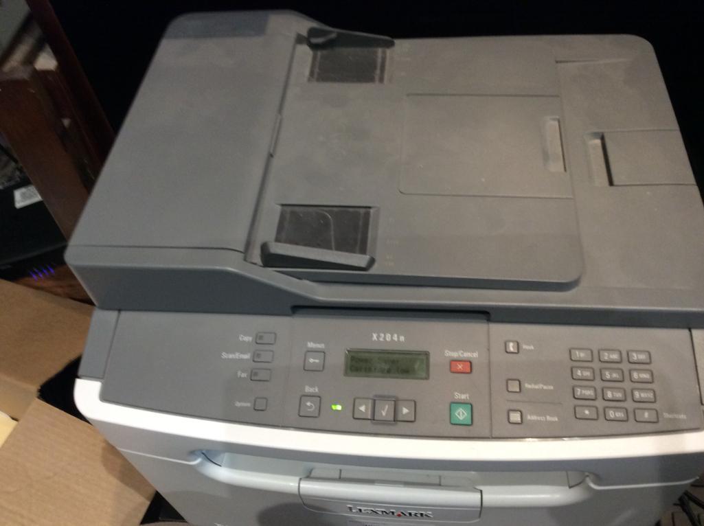 Lexmark X204N Printer and Extra new-in-box Cartridge