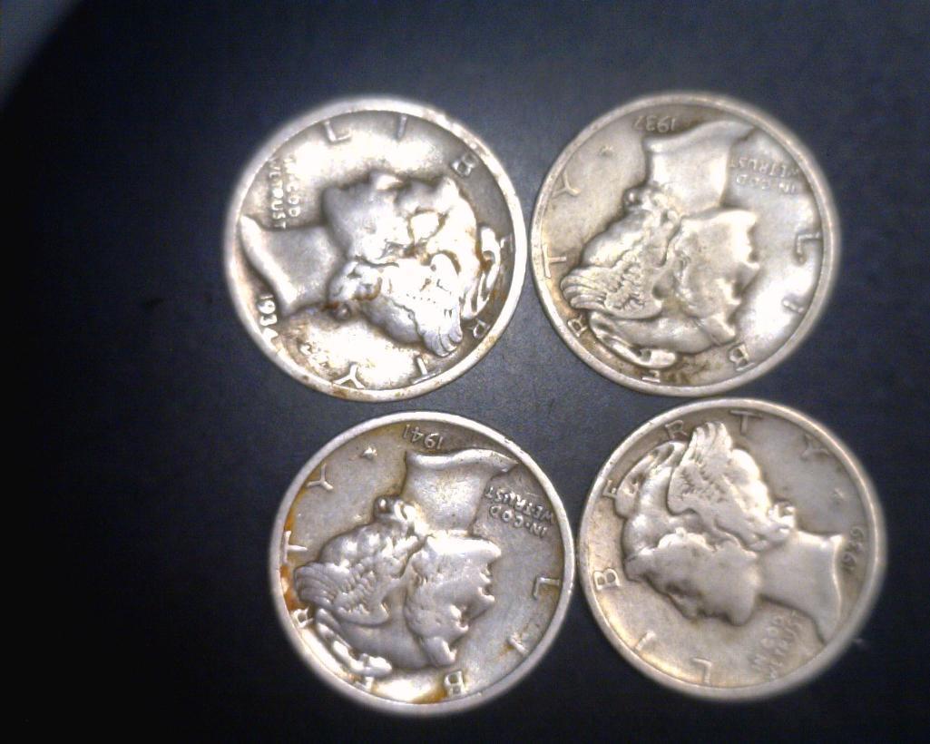 Dimes, Mercury (4)