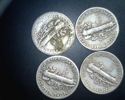 Dimes, Mercury (4)