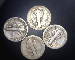 Dimes, Mercury (4)