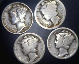 Dimes, Mercury (4)