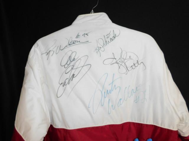 Nascar Winston Cup Series Jacket Autographed By Nascar Drivers (Names in Description)