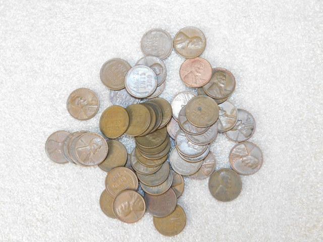 Wheat Pennies Approx 50