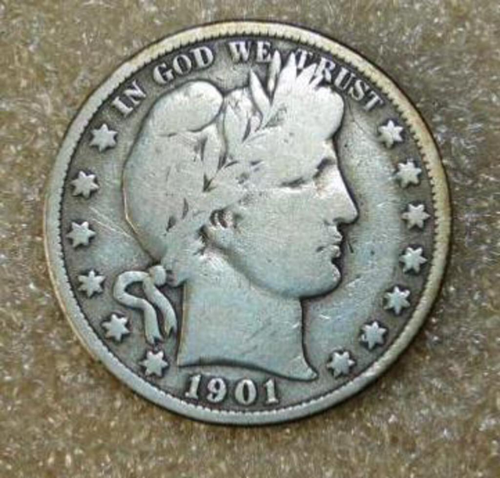 Half Dollar 1901 Liberty Head