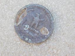 Quarter 1944 D Stamp Around Neck