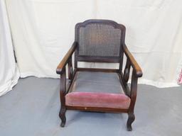 Wicker Back Chair
