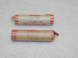 Cents, Wheat (100) Rolled by Seller 1936 P