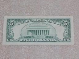 Federal Reserve Note $5 1995 Series